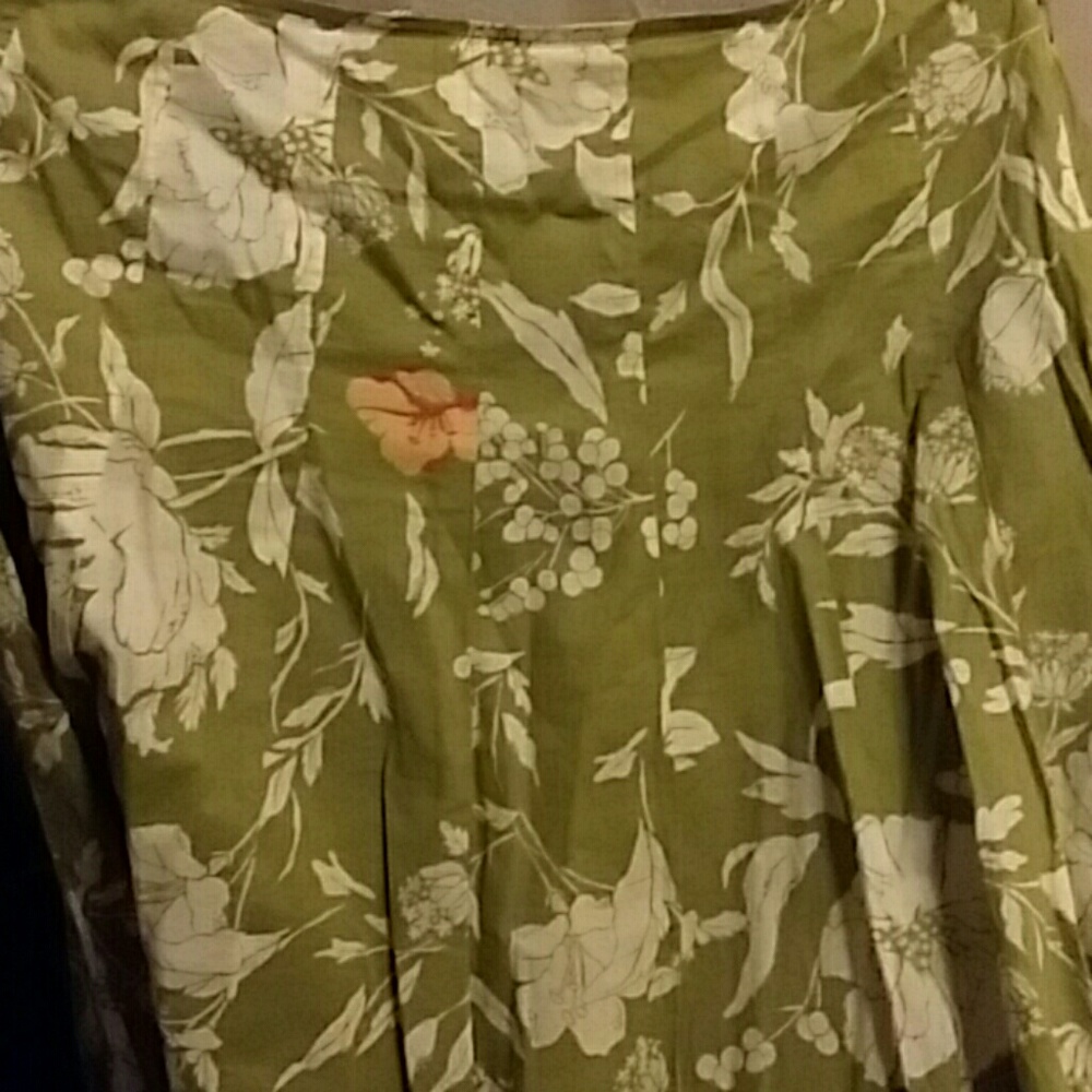 skirtwith flower pattern